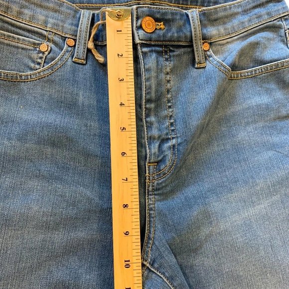 Talbots Women's Crop Flare Blue Jeans Medium Wash Size 8 - Picture 5 of 6